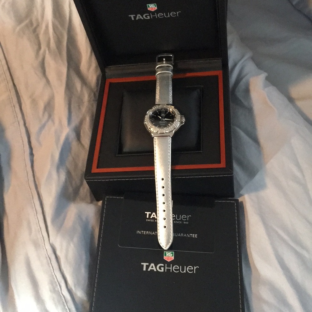 Tag Heuer ladies diamond timepiece